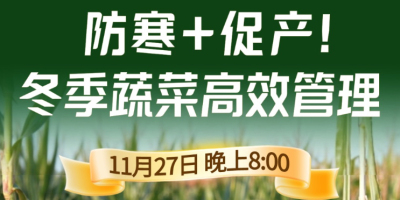 《细说农技》专家张宝林教冬季蔬菜防寒 + 促产高效管理，27 日晚 8 点！
