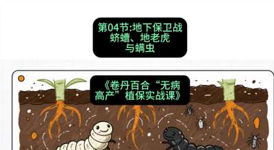 第04节：地下保卫战&mdash;&mdash;蛴螬、地老虎与螨虫 ，课程：《卷丹百合&ldquo;无病高产&rdquo;植保实战课》#识农AI