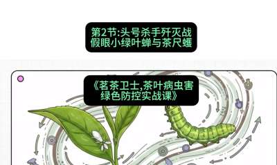 第02节：头号杀手歼灭战&mdash;&mdash;假眼小绿叶蝉与茶尺蠖，课程：《茗茶卫士&mdash;&mdash;茶叶病虫害绿色防控实战课》#识农AI