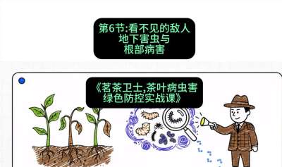 第06节：看不见的敌人&mdash;&mdash;地下害虫与根部病害，课程：《茗茶卫士&mdash;&mdash;茶叶病虫害绿色防控实战课》#识农AI