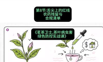 第08节：舌尖上的红线&mdash;&mdash;农药残留与合规清单，课程：《茗茶卫士&mdash;&mdash;茶叶病虫害绿色防控实战课》#识农AI